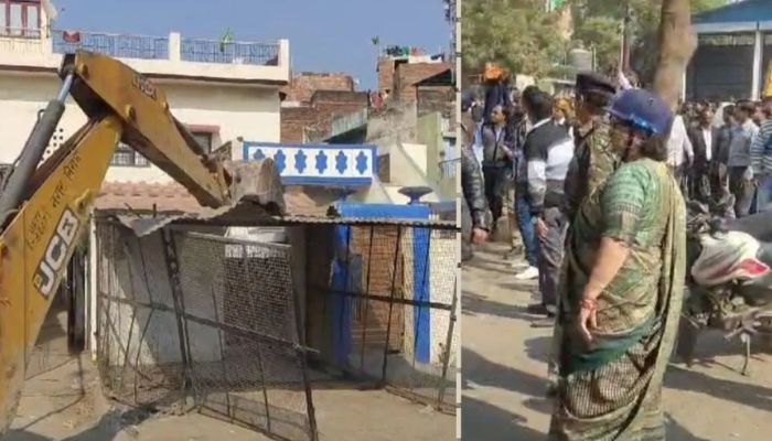 कानपुर में धड़ाधड़ चल रहा है 'अम्मा' का बुलडोजर, अतिक्रमणकारियों के छूटे पसीने