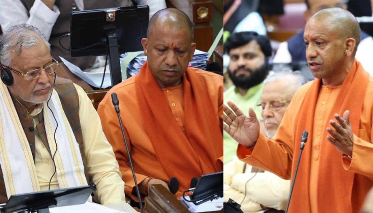 सदन में अलग ही रूप में नजर आए उत्तर प्रदेश के CM योगी