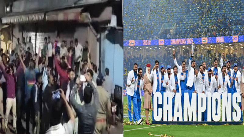 चैंपियंस ट्रॉफी जीत के जश्न के बीच इंदौर में भड़की हिंसा, दो गुटों में पथराव, जली कई दुकानें, 4 घायल