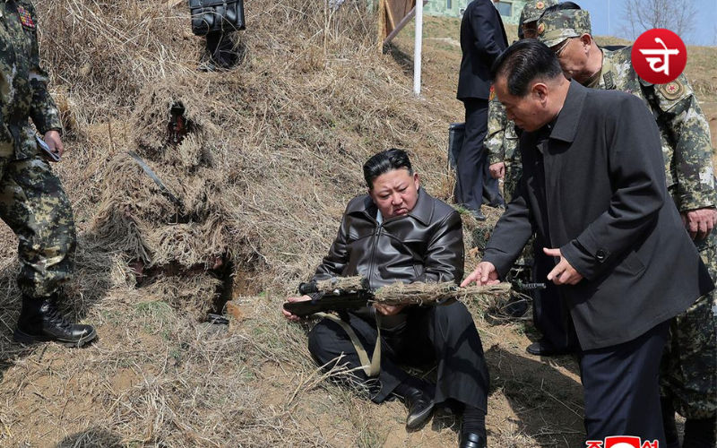 किम जोंग उन ने नई स्नाइपर राइफल का परीक्षण किया,सैन्य ताकत का प्रदर्शन