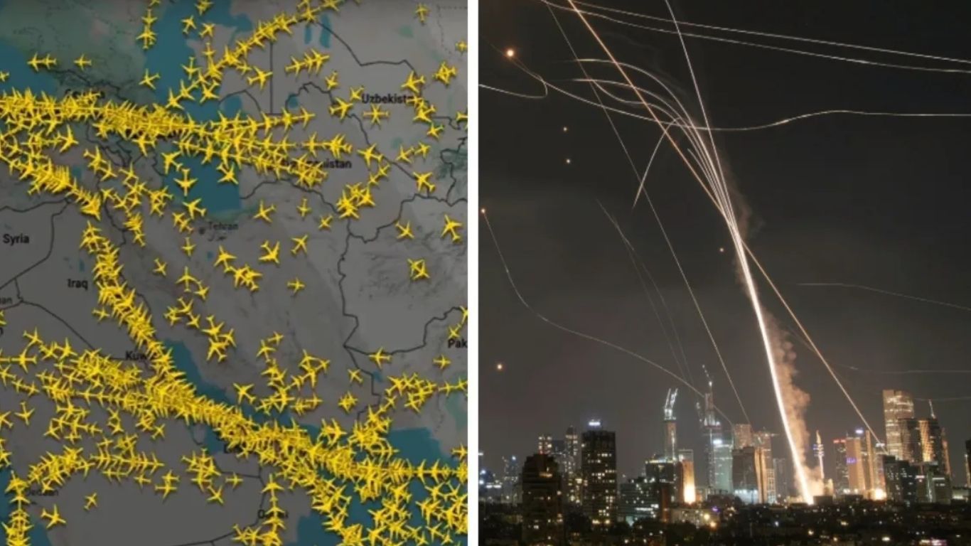 इजरायल-ईरान टकराव के बीच आसमान में उथल-पुथल, फ्लाइट्स ने बदला अपना मार्ग