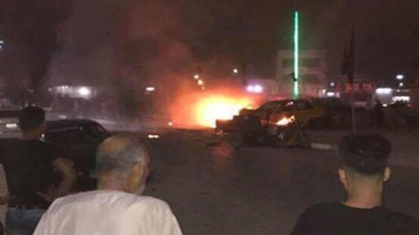 इराक के इंटरनेशनल एयरपोर्ट पर बड़ा हमला ,हुआ भीषण विस्फोट