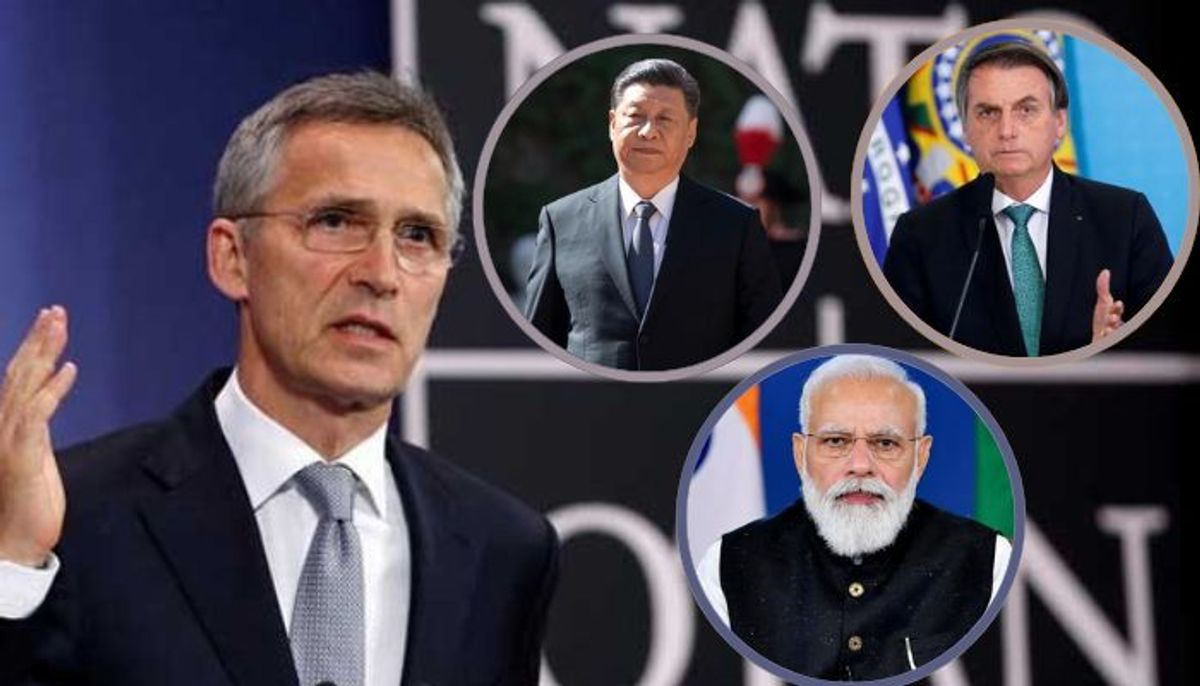 इस बात पर भड़के NATO चीफ, भारत-चीन-ब्राजील को दी धमकी