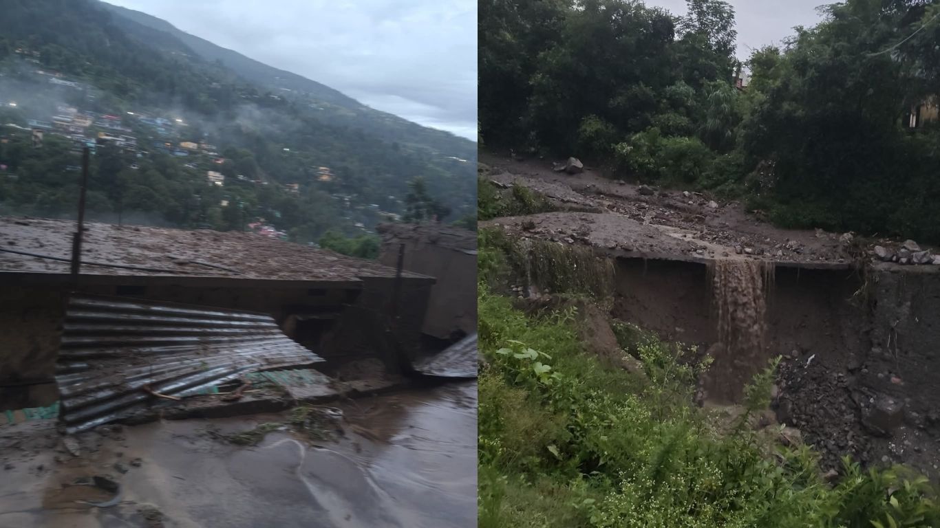 उत्तराखंड में फिर बरपा कुदरत का कहर, मलबे में समाए घर