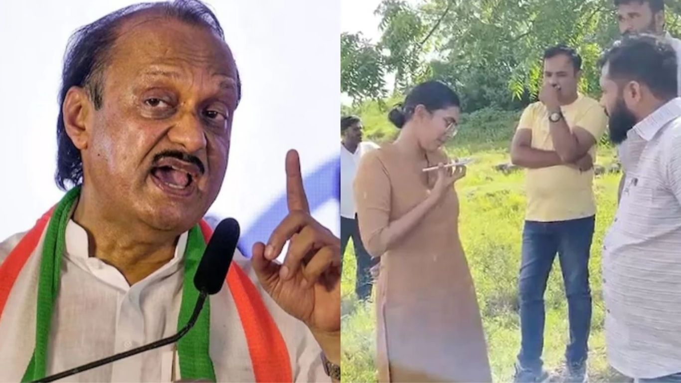 महाराष्ट्र में चर्चा का विषय बनी IPS अंजना कृष्णा और अजित पवार की बहस