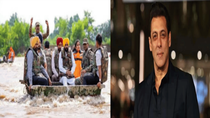 पंजाब बाढ़ पीड़ितों की मदद के लिए आगे आएं सलमान खान, रेस्क्यू के साथ गांवों को गोद लेने की तैयारी!