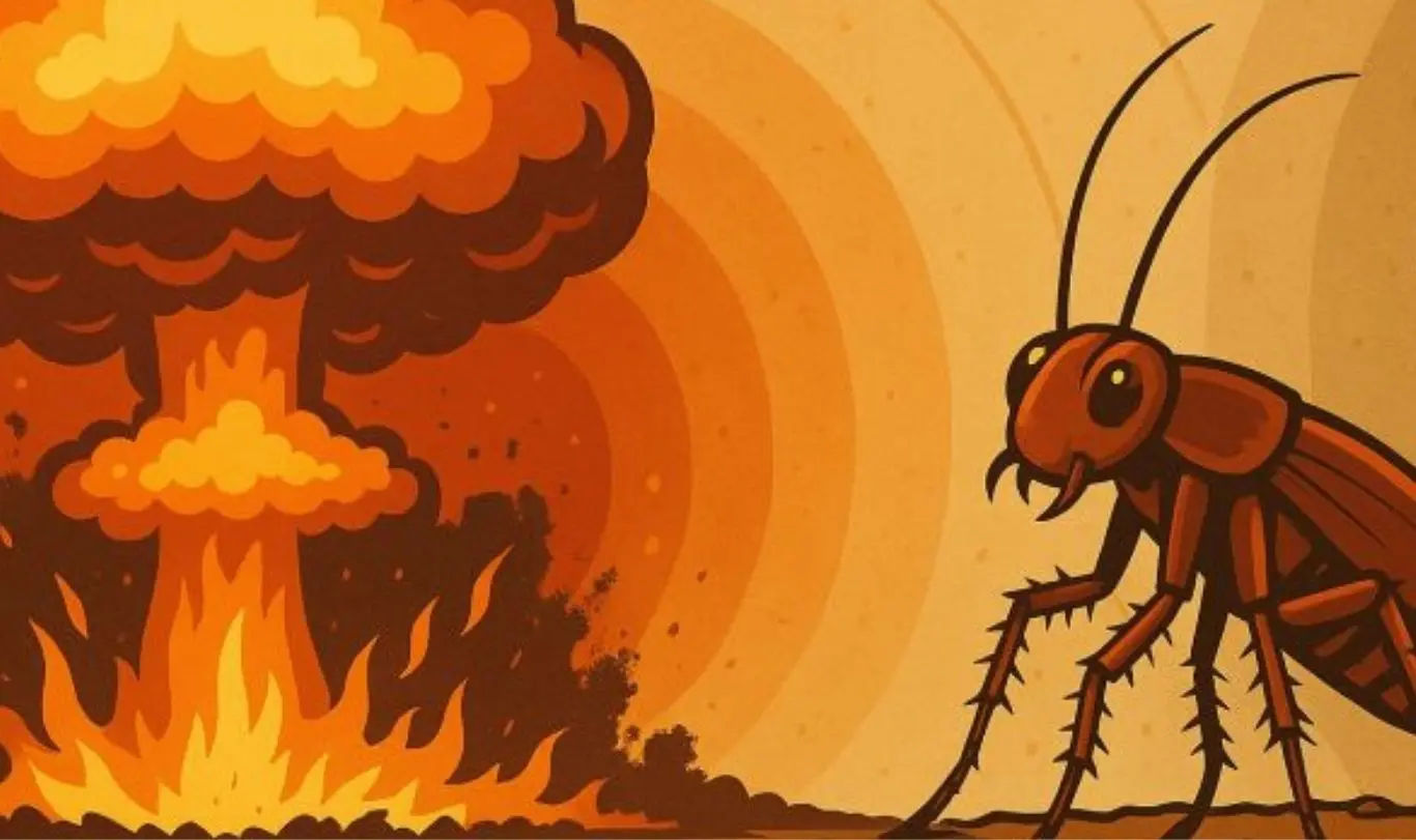 Cockroaches and nuclear disaster