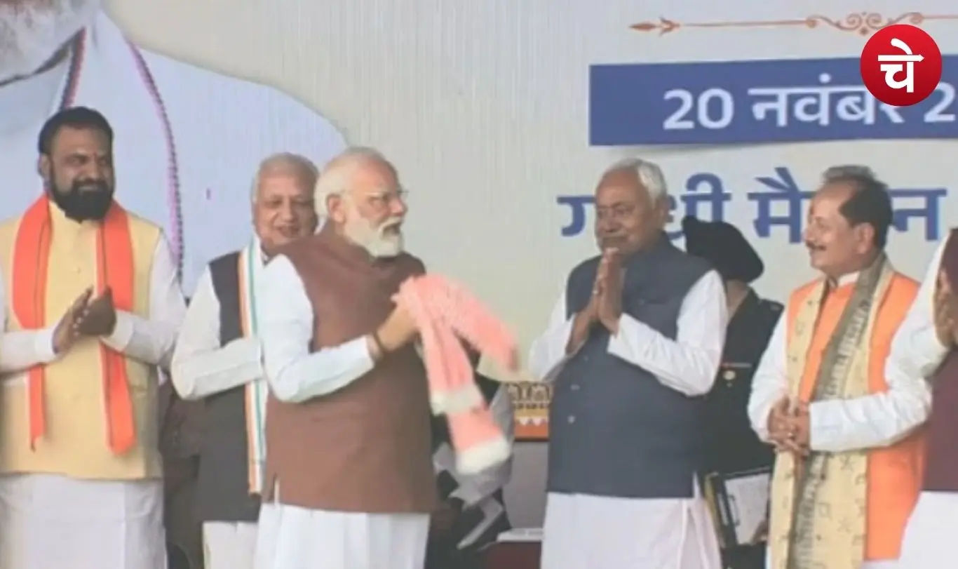 NDA leaders with PM Modi and CM Nitish