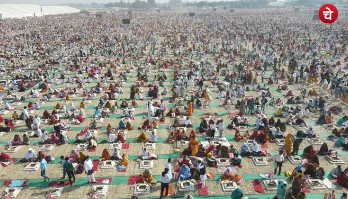 उत्तर प्रदेश के इस शहर में 19 देशों से पहुंचे अनुयायी, विहंगम योग का शुभारंभ