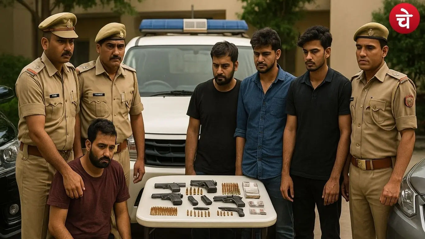 ग्रेटर नोएडा में अवैध असलाह कारोबार पर बड़ी चोट, गिरोह के पांच सदस्य गिरफ्तार