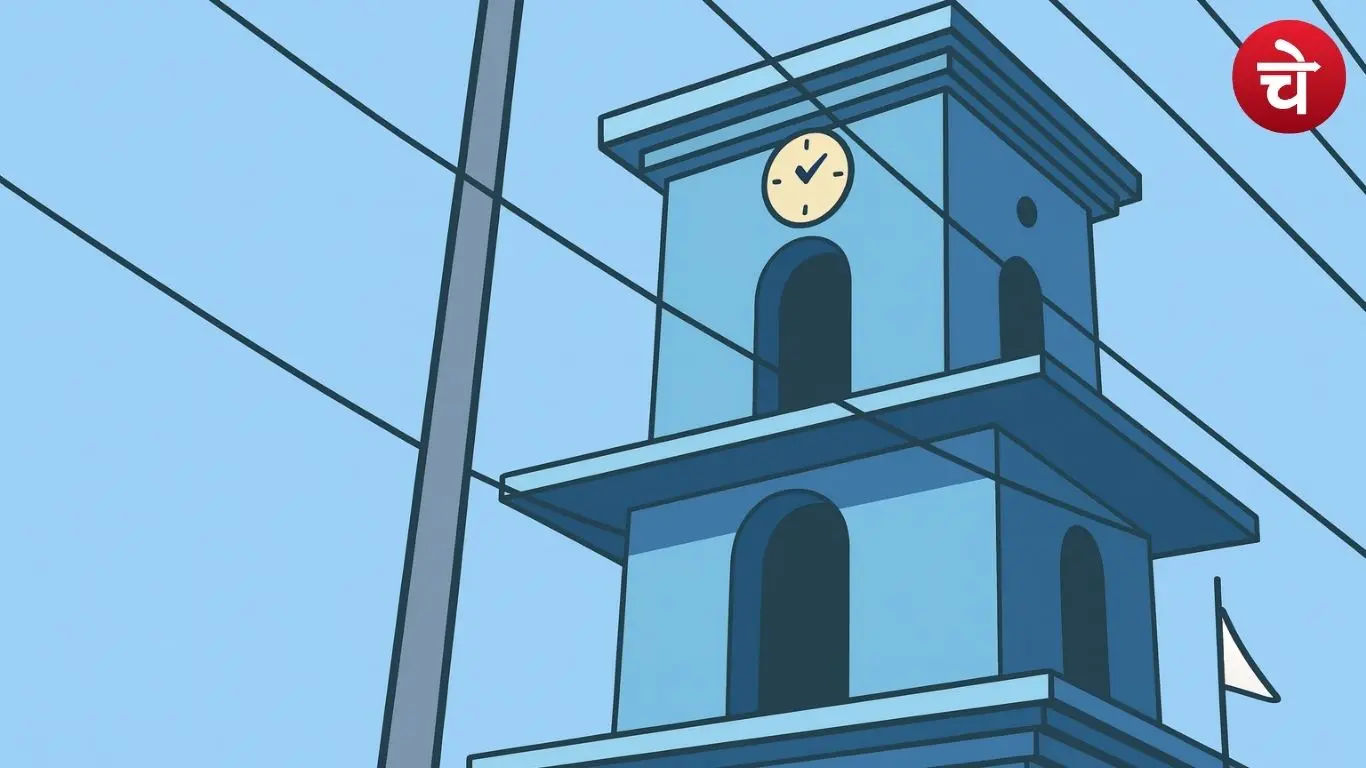 British-era clock tower in Bihar