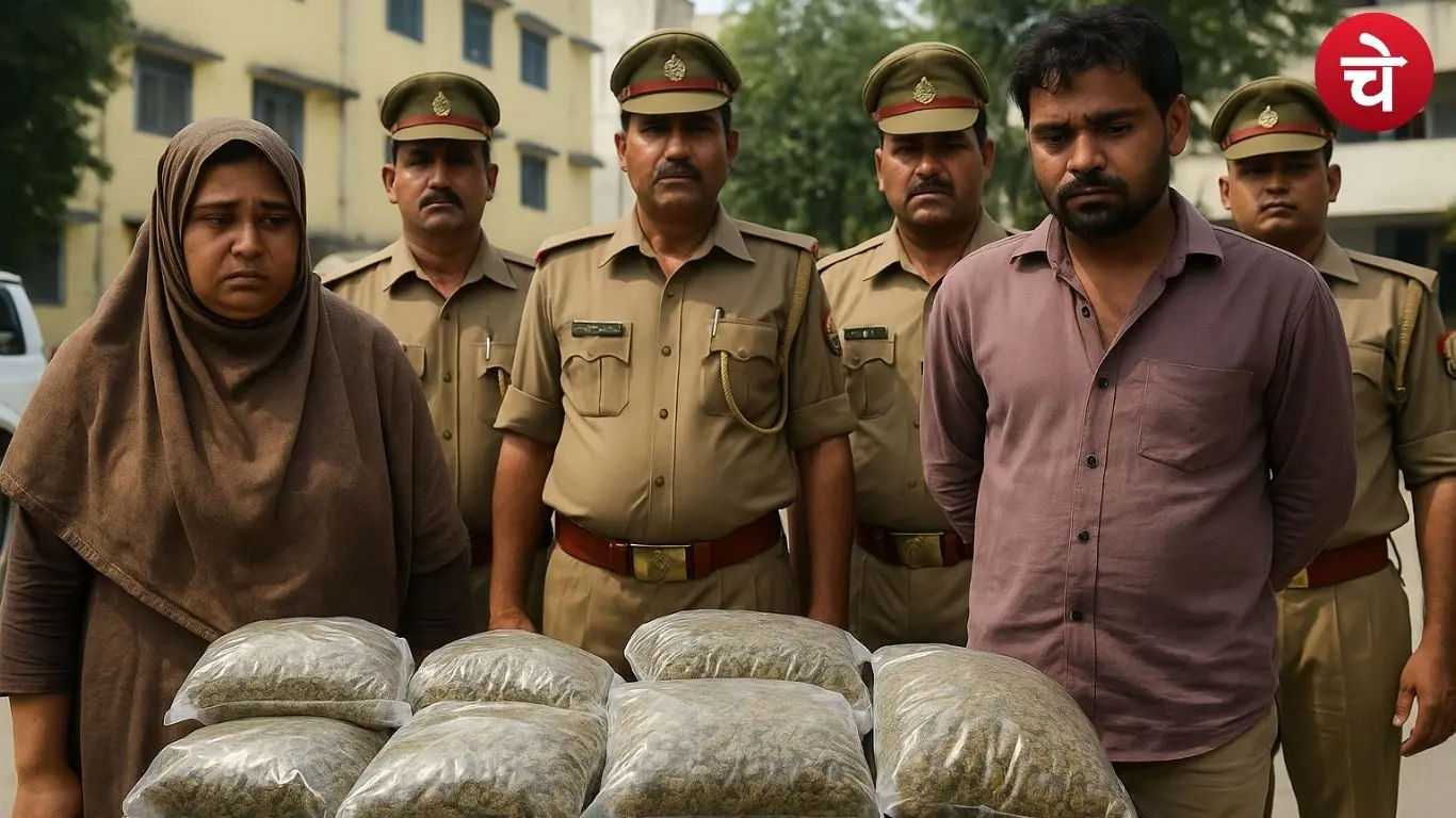 नोएडा पुलिस की गिरफ्त में नशे के सौदागर