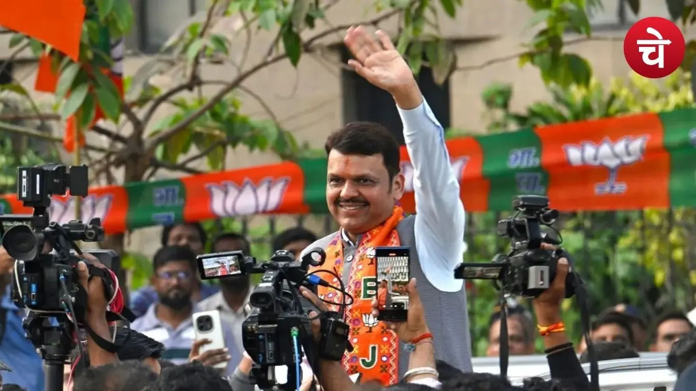 Devendra Fadnavis in BJP's victory