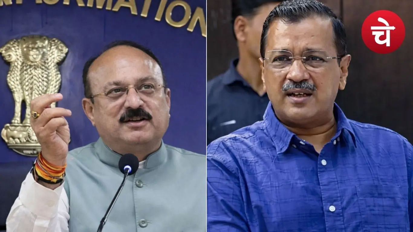 Education Minister Ashish Sood & kejriwal