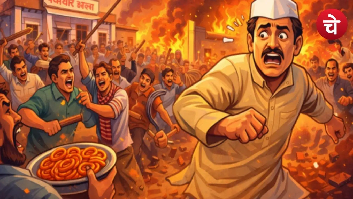 Jalebi became the root of the dispute