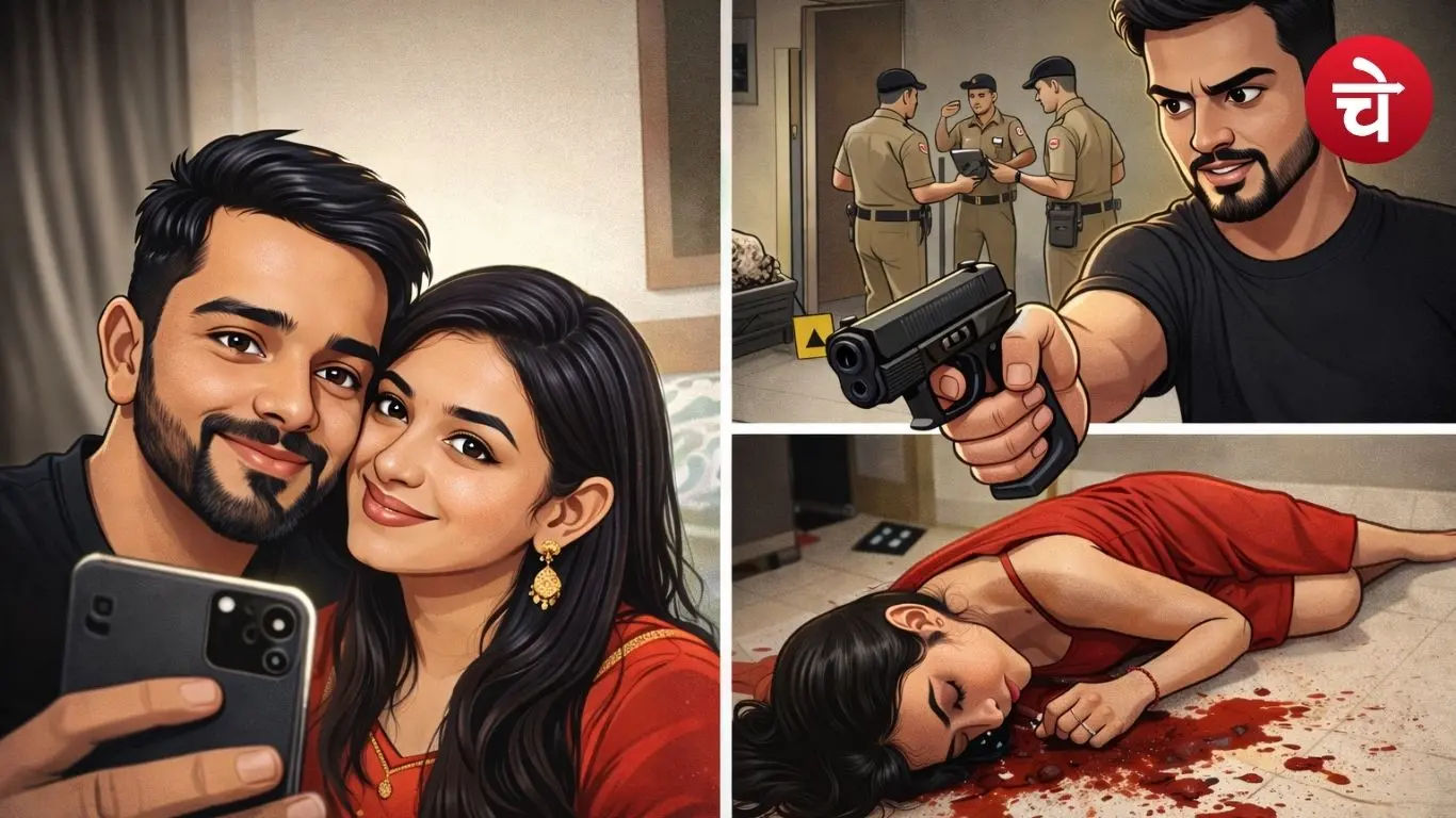 रील बनी काल: वीडियो बनाने के चक्कर में पति ने पत्नी को मारी गोली