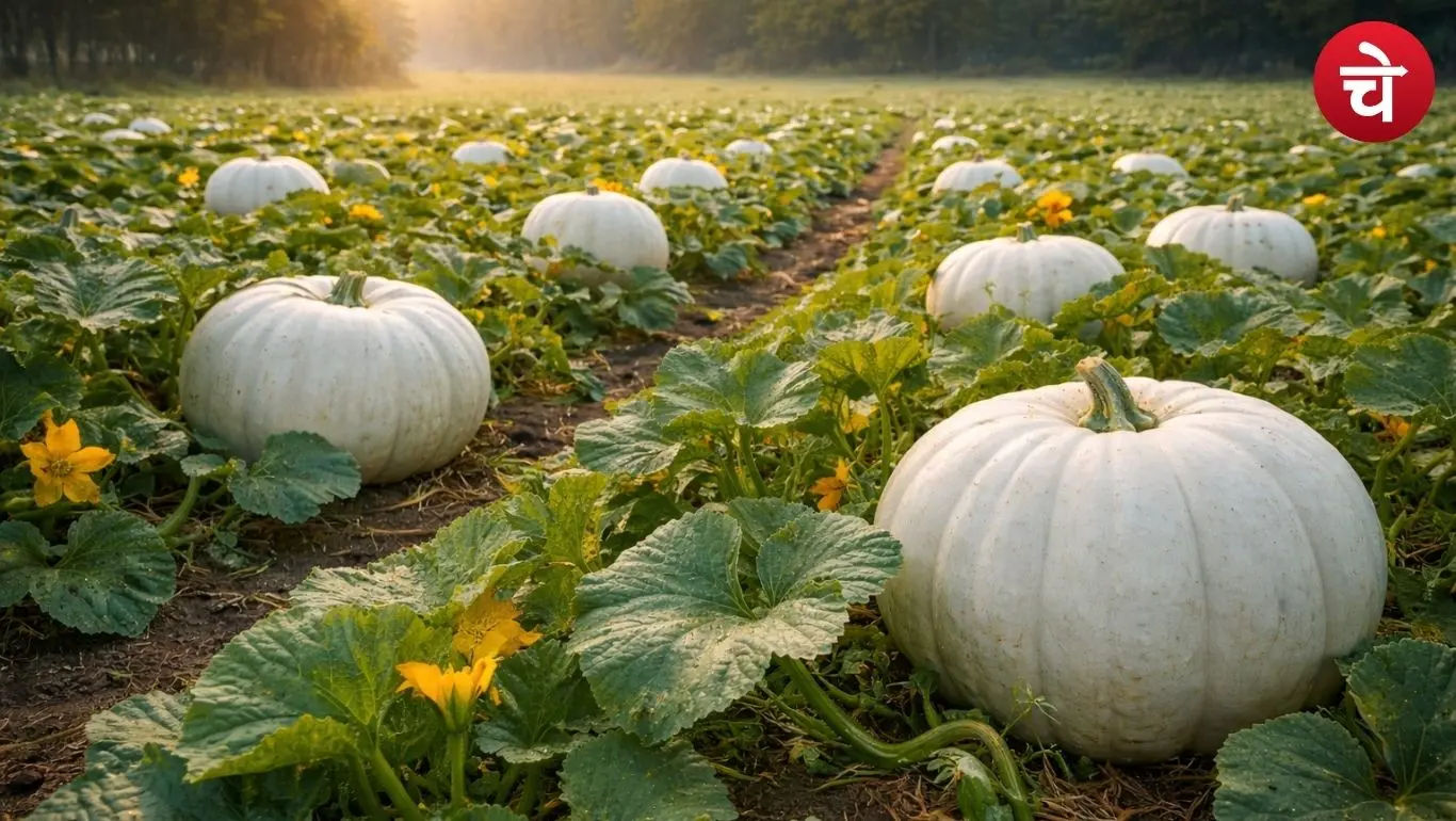White pumpkin cultivation