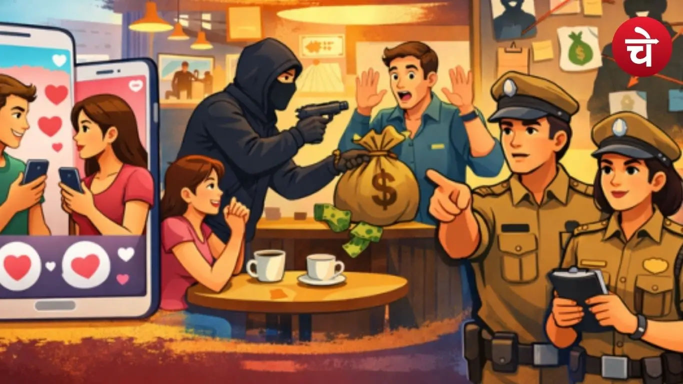 डेटिंग ऐप पर दोस्ती, कैफे में लूट, पुलिस ने खोला राज