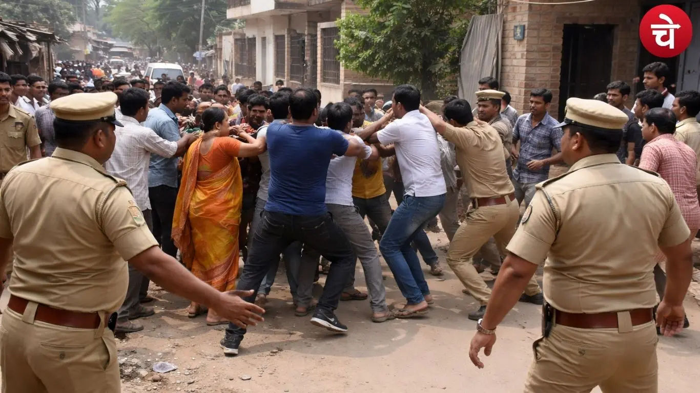 तुगलपुर में मकान बंटवारे को लेकर दो पक्ष भिड़े