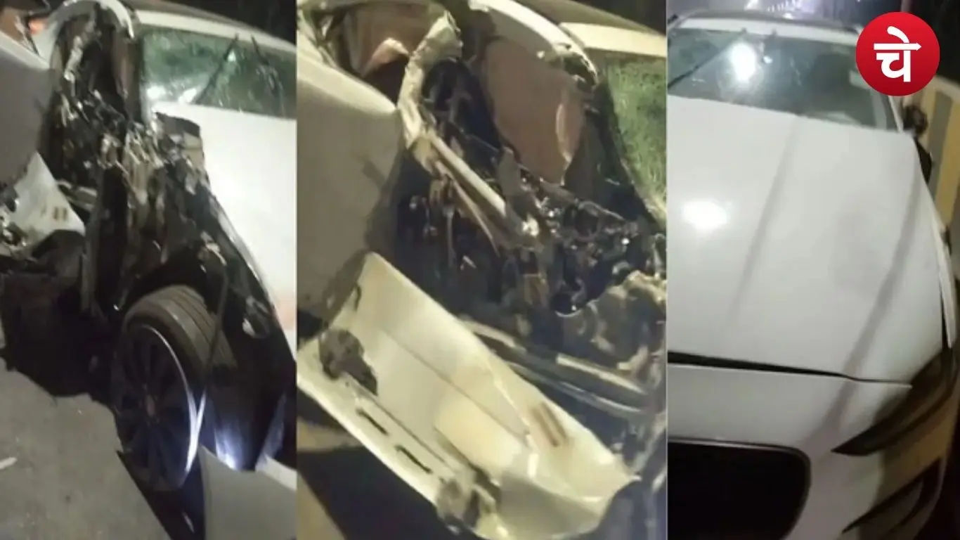 भंगेल एलिवेटेड रोड पर भीषण टक्कर