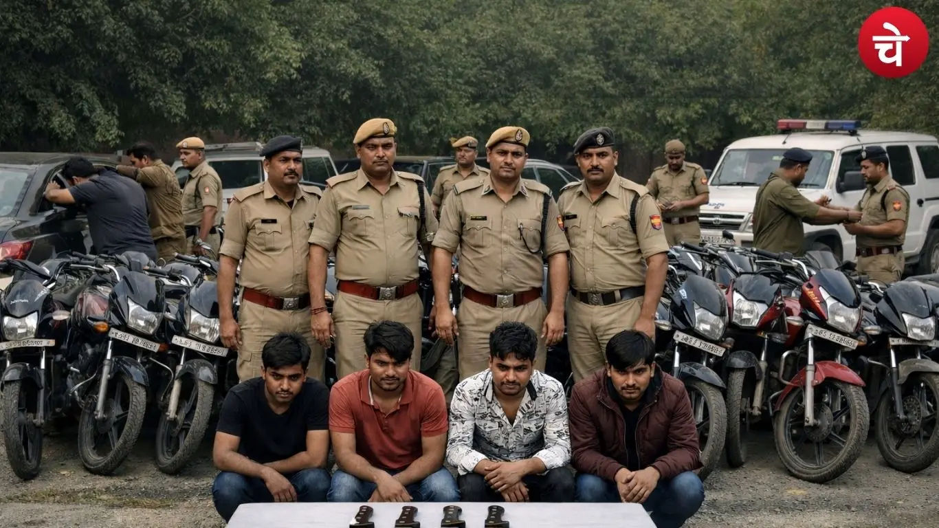 वाहन चोरी नेटवर्क पर नोएडा पुलिस का बड़ा प्रहार