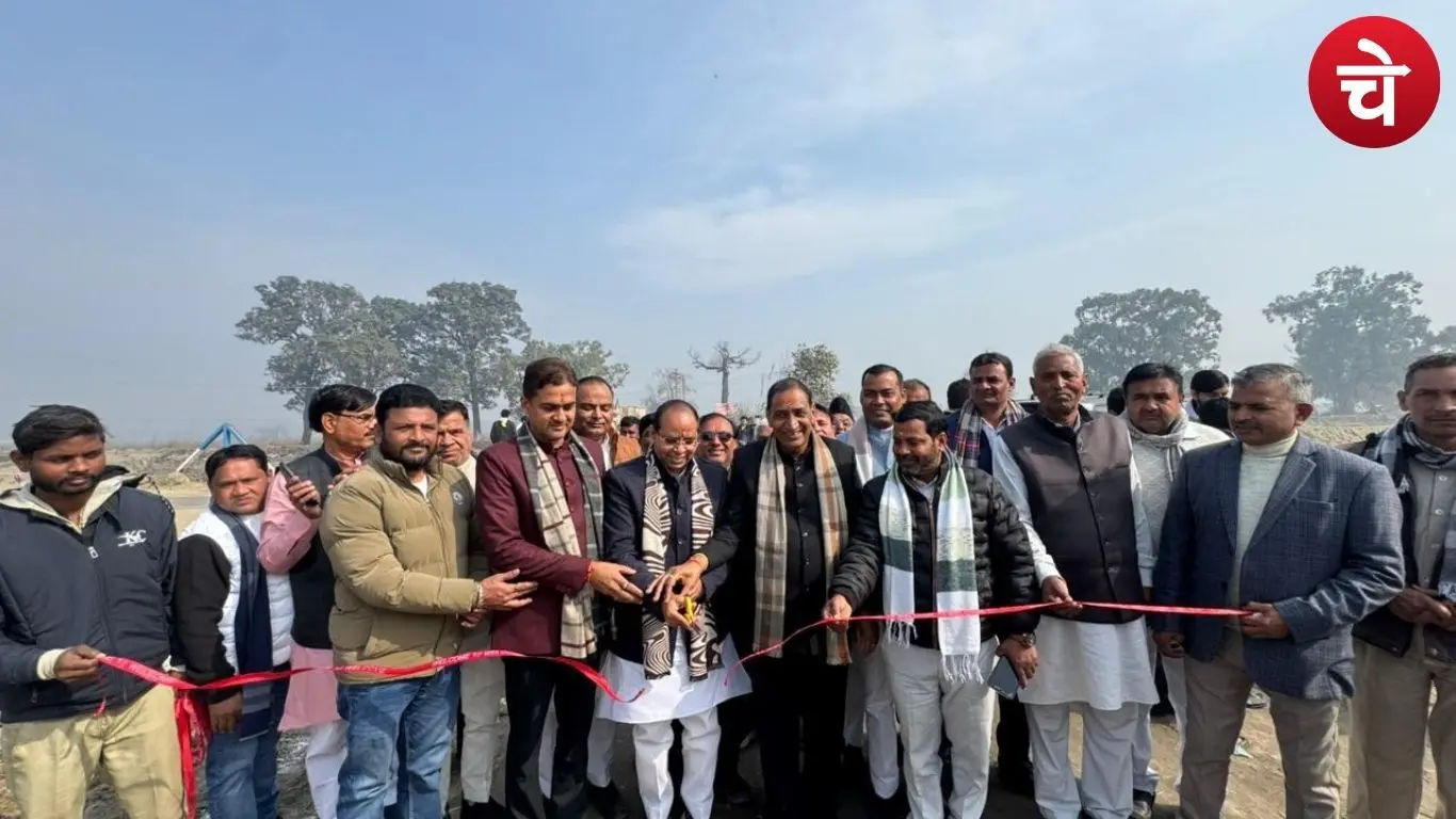 विधायक तेजपाल नागर ने सी.सी. रोड का शिलान्यास किया