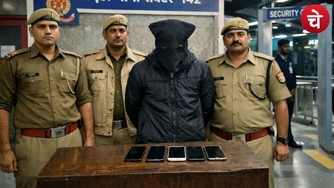 सुरक्षा जांच में पकड़ा गया आरोपी