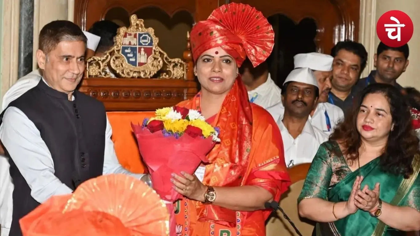 देश की सबसे अमीर बीएमसी पर भाजपा का कब्जा, रितु तावड़े बनीं मेयर