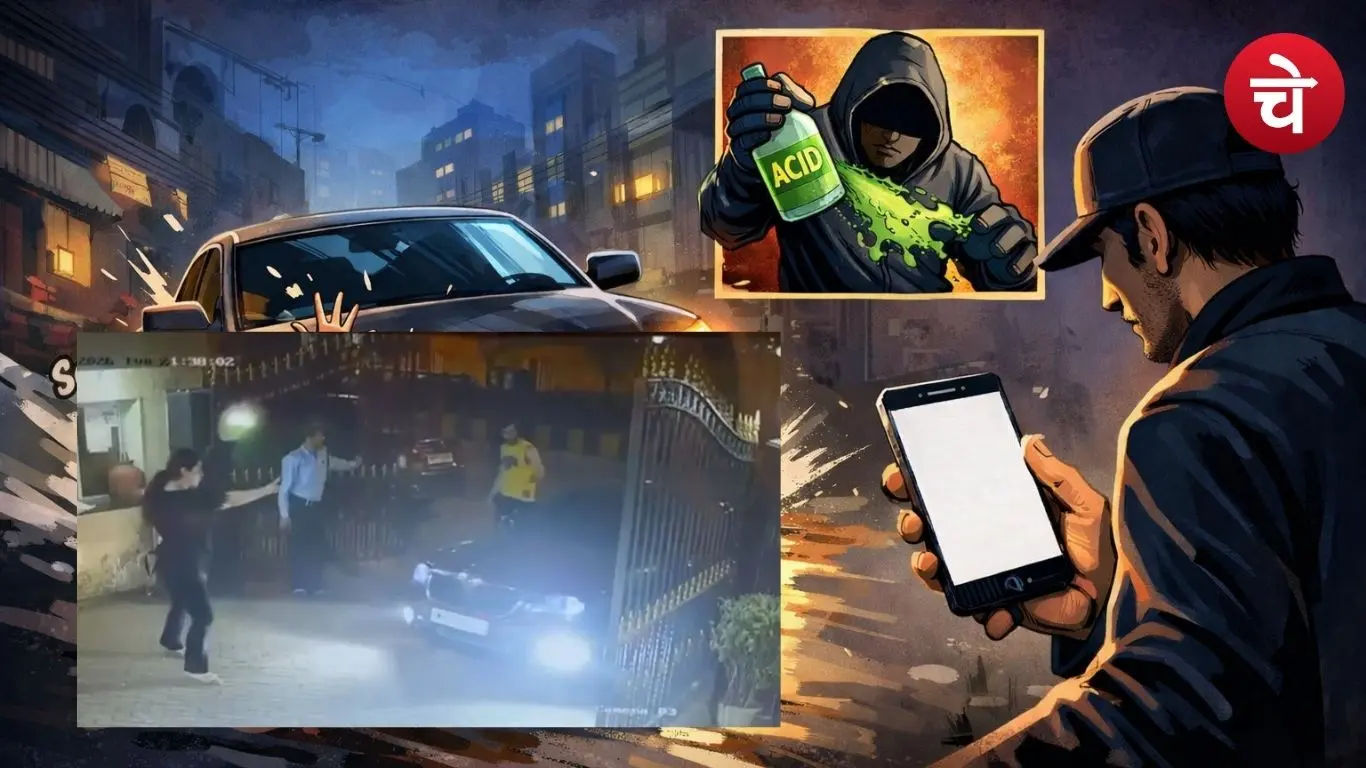 Model subjected to deadly attack