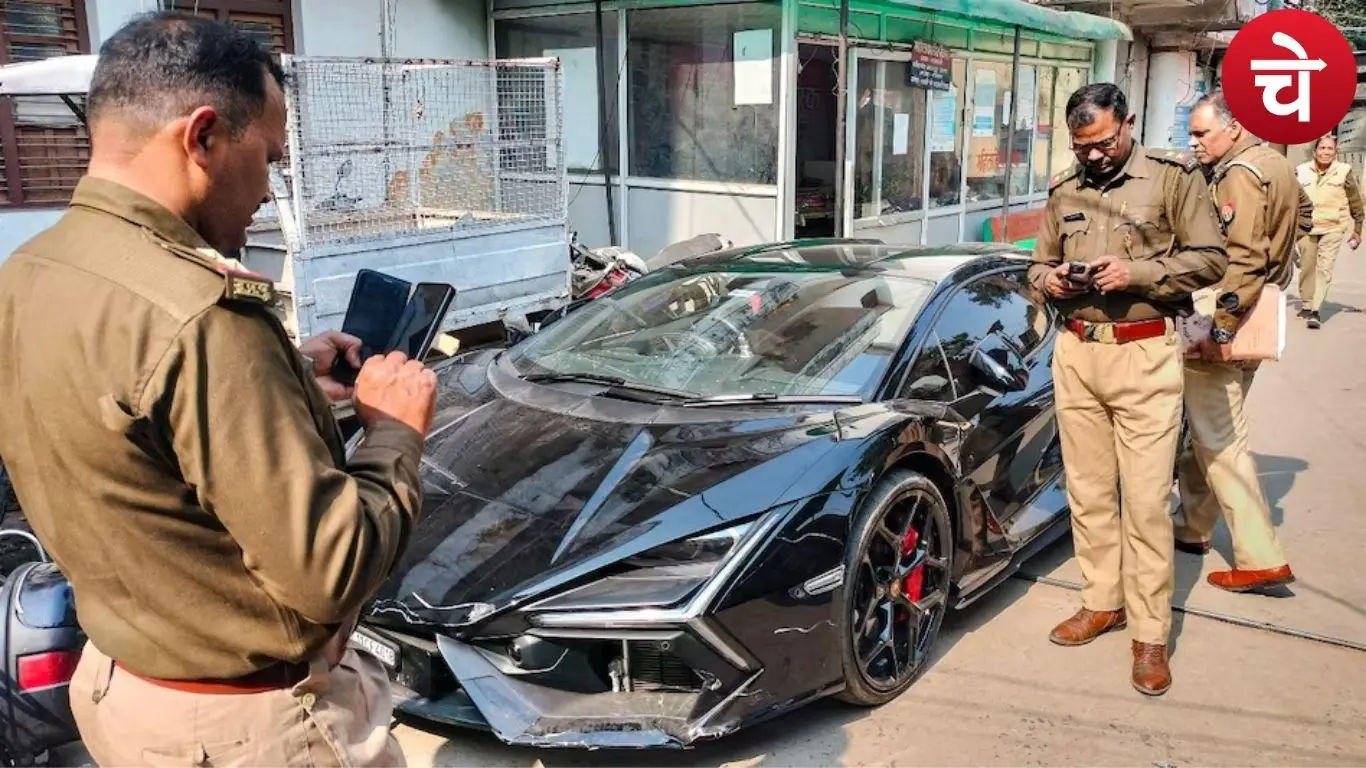 कानपुर लैंबोर्गिनी हादसा