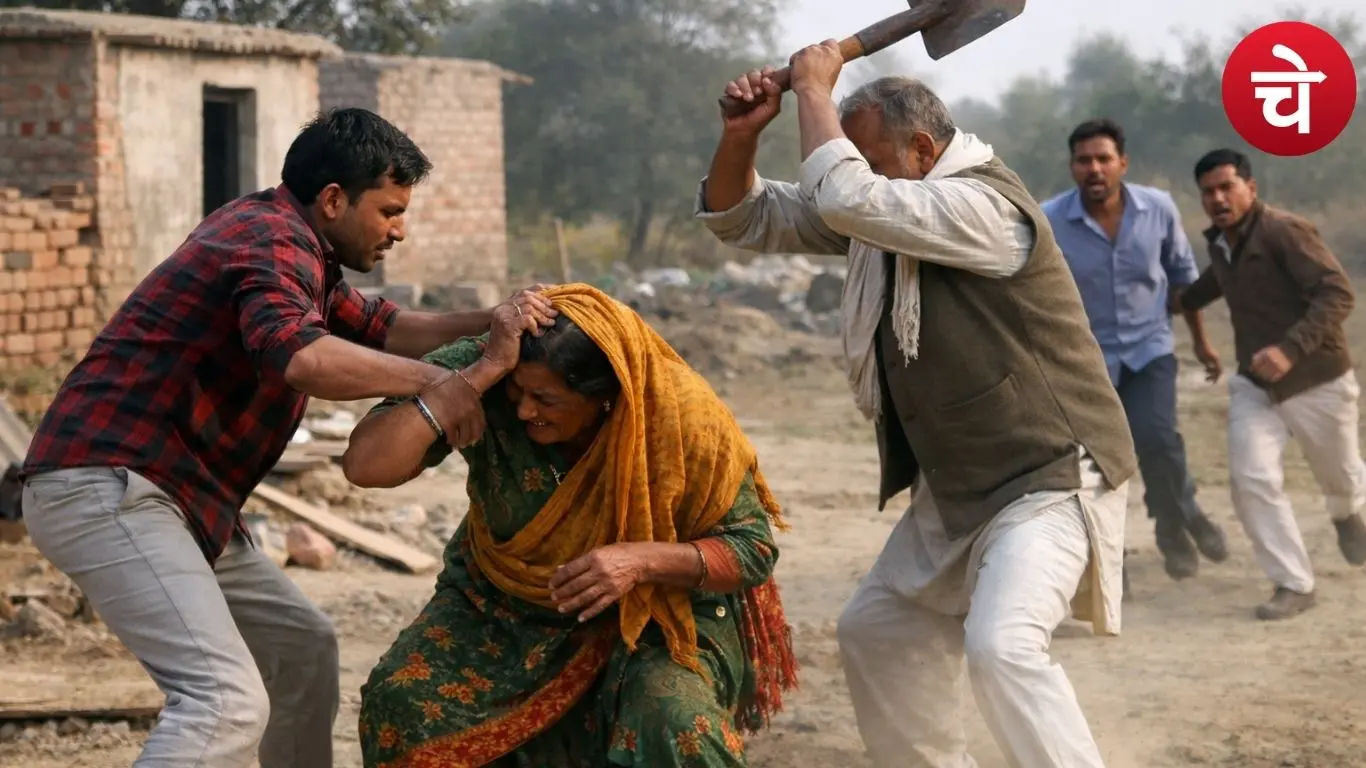 ग्रेटर नोएडा में महिला की पिटाई