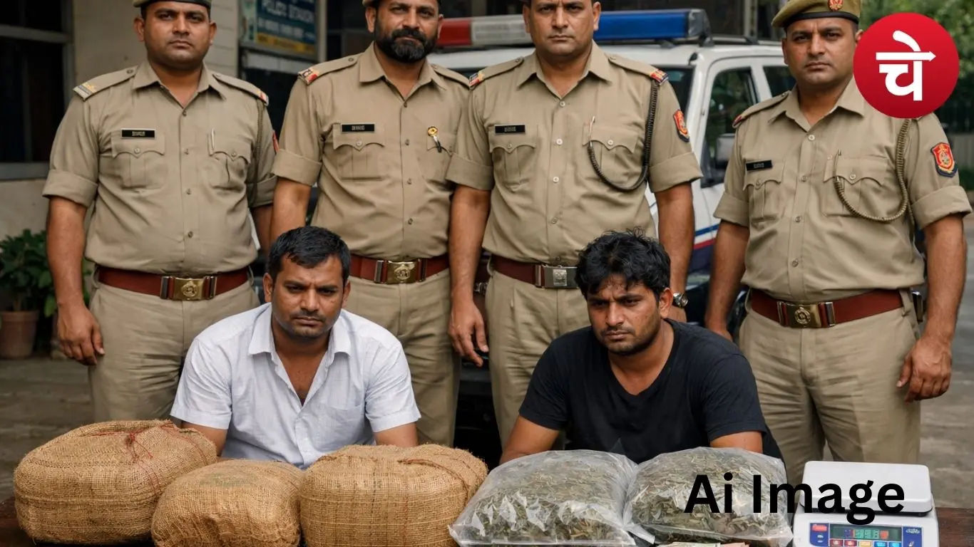 नोएडा में दो गांजा तस्कर गिरफ्तार