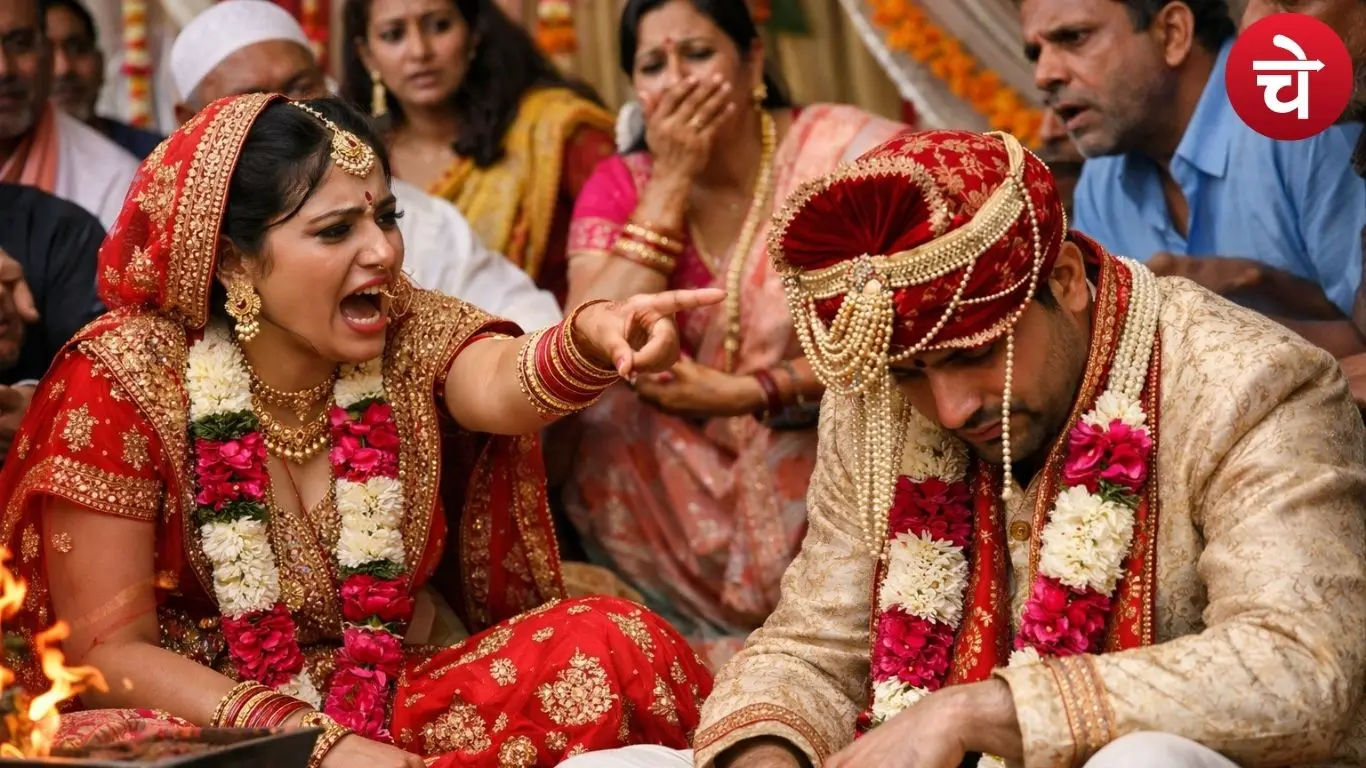 मंडप में दूल्हे को देखकर दुल्हन का इंकार