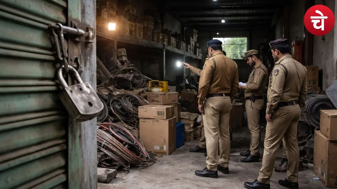 सेंधमारी के बाद जांच में जुटी पुलिस