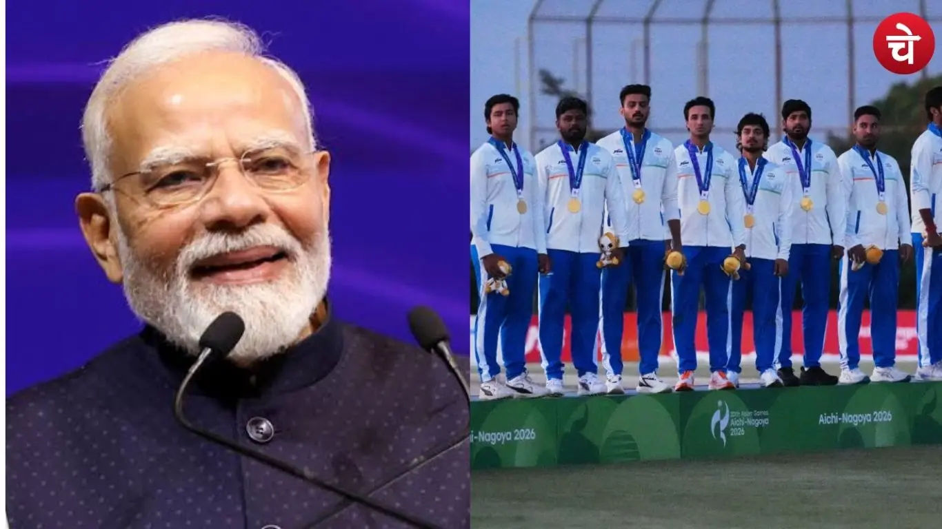 PM Modi congratulated the Indian cricket team for winning the gold medal at the 2026 Asian Games