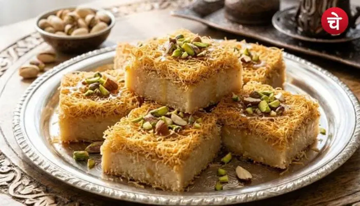 ईद पर इस अंदाज में बनाएं Kunafa Barfi, हर साल तशरीफ लाएंगे मेहमान