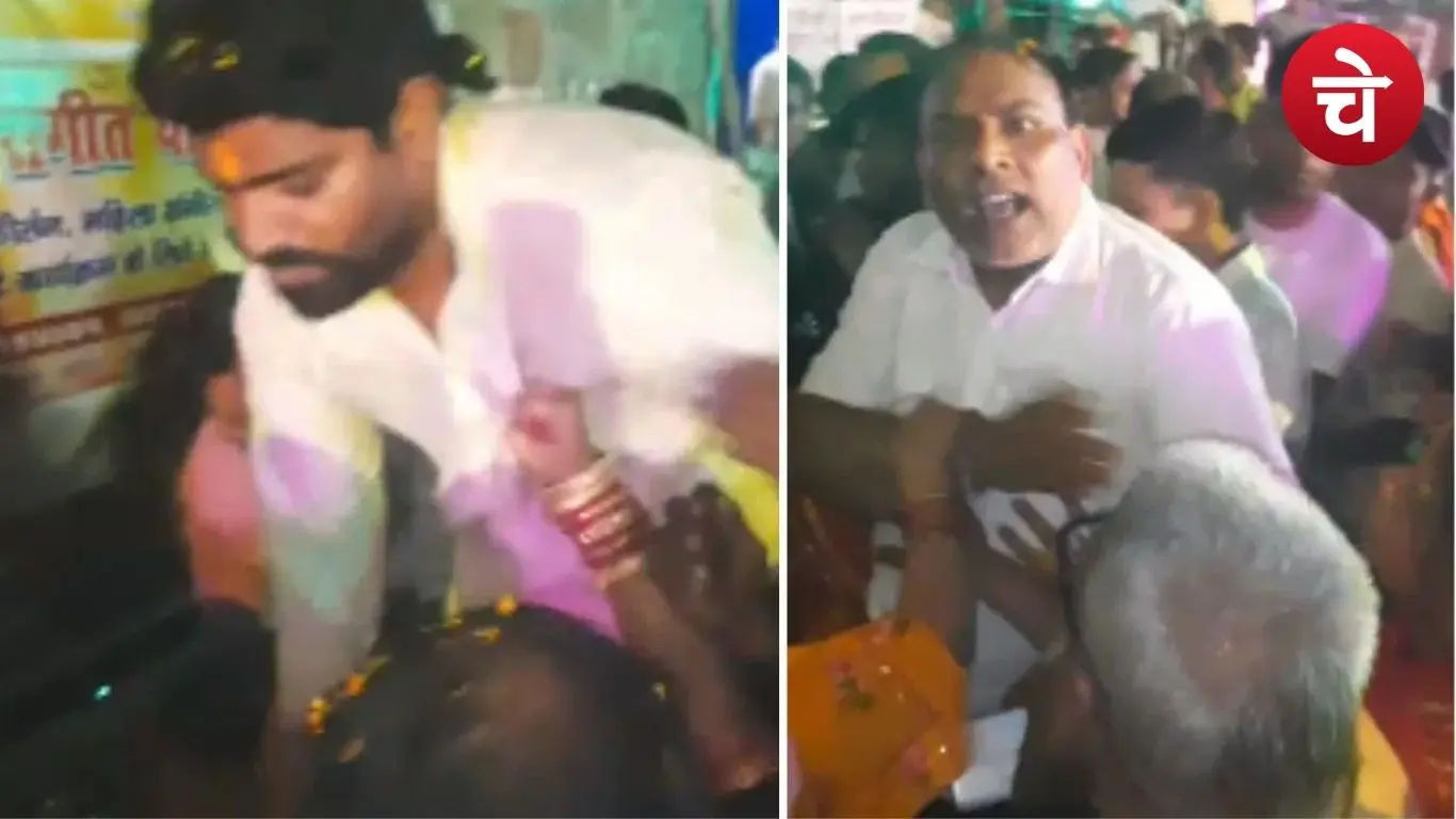 कानपुर में महंत विवाद पर बवाल