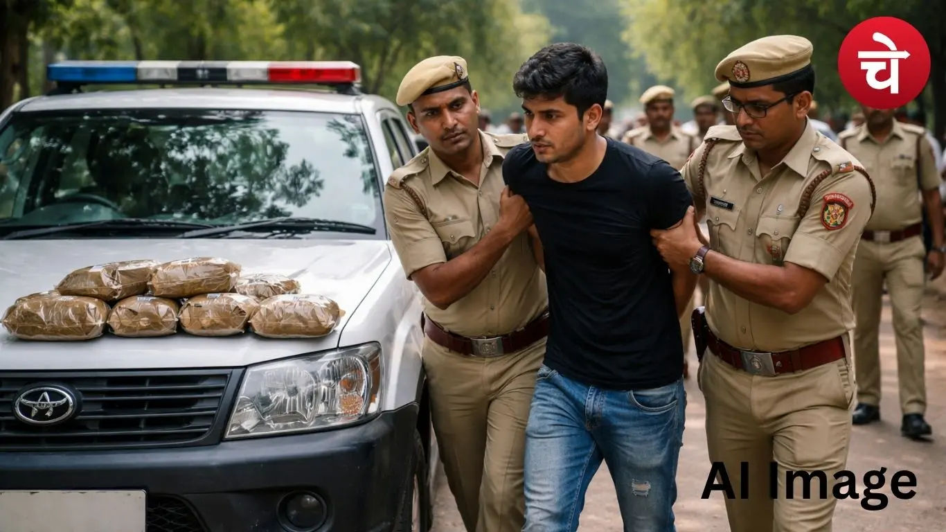 नोएडा में गांजा तस्कर गिरफ्तार