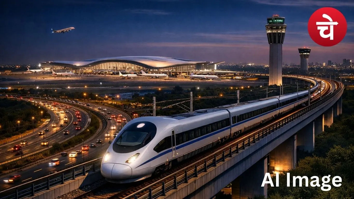 हाईस्पीड ट्रेन से जुड़ेगा जेवर एयरपोर्ट