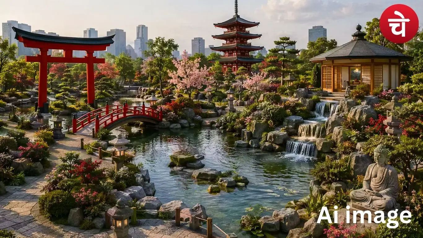 Japanese Park in Noida