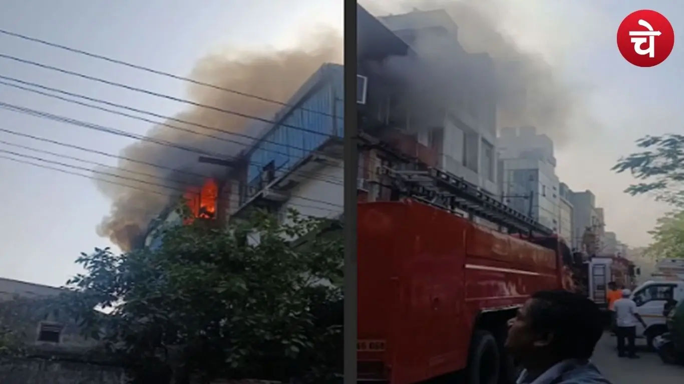 Massive fire breaks out in Noida factories