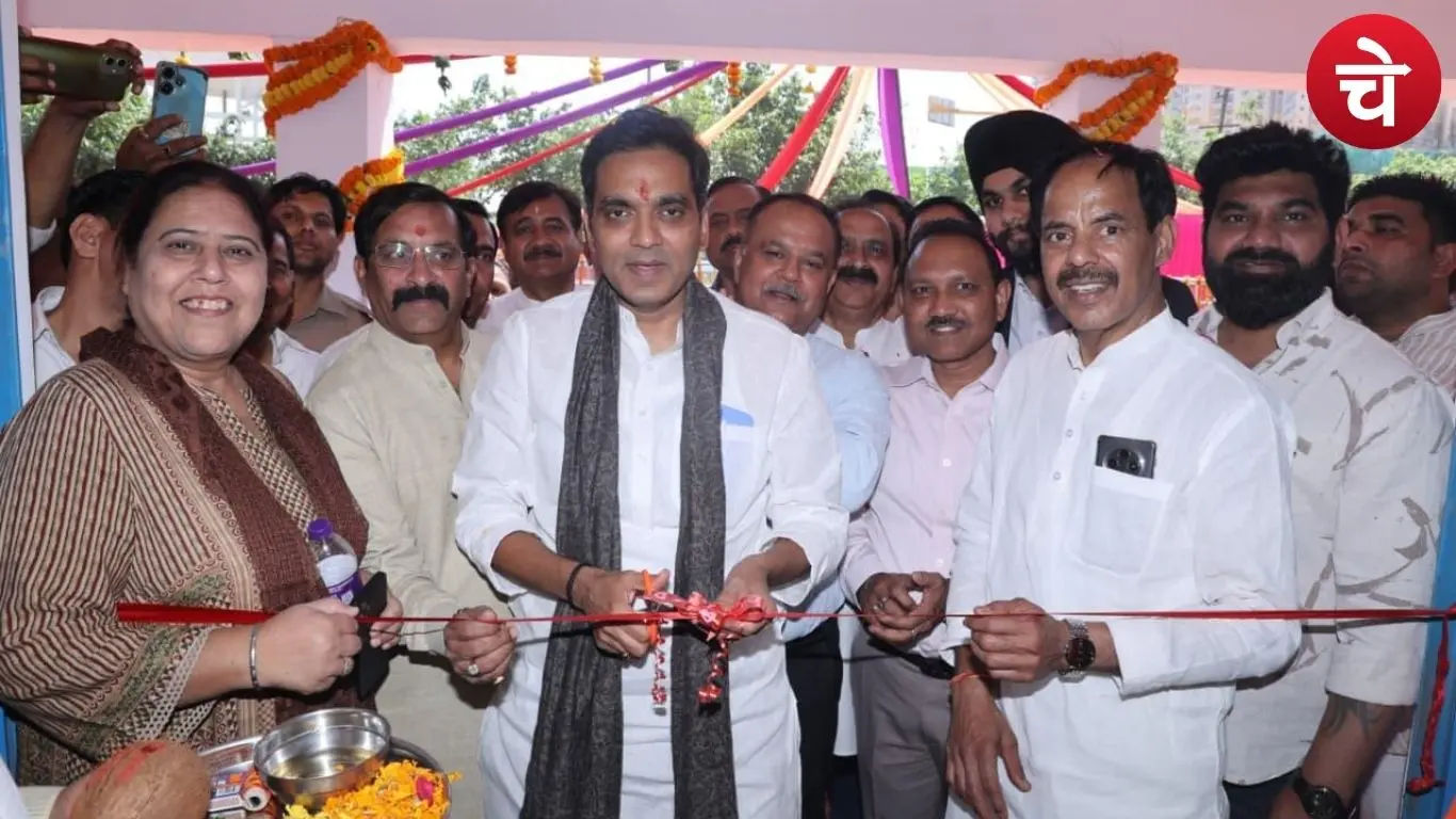Noida MLA Pankaj Singh inaugurates new sumpwell