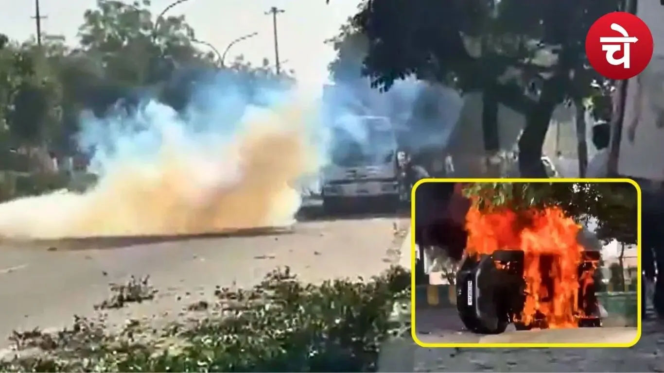 Violence erupts in Noida protest