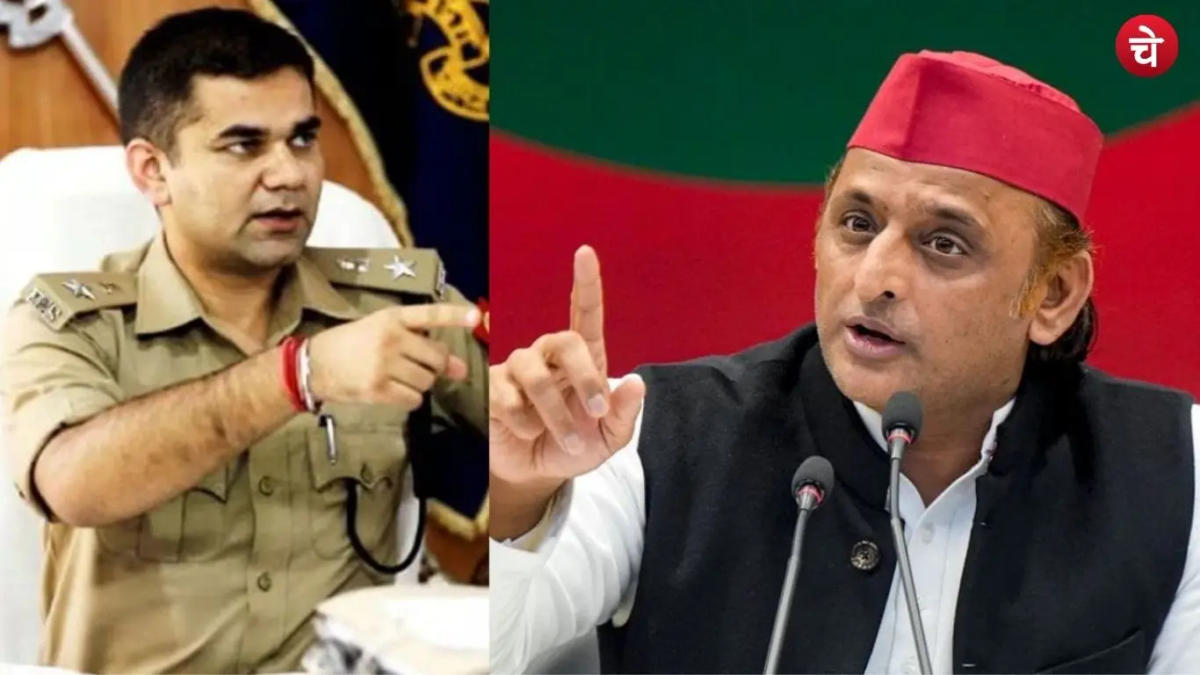 अखिलेश यादव का बड़ा हमला, आईपीएस अजयपाल को बताया बीजेपी एजेंट