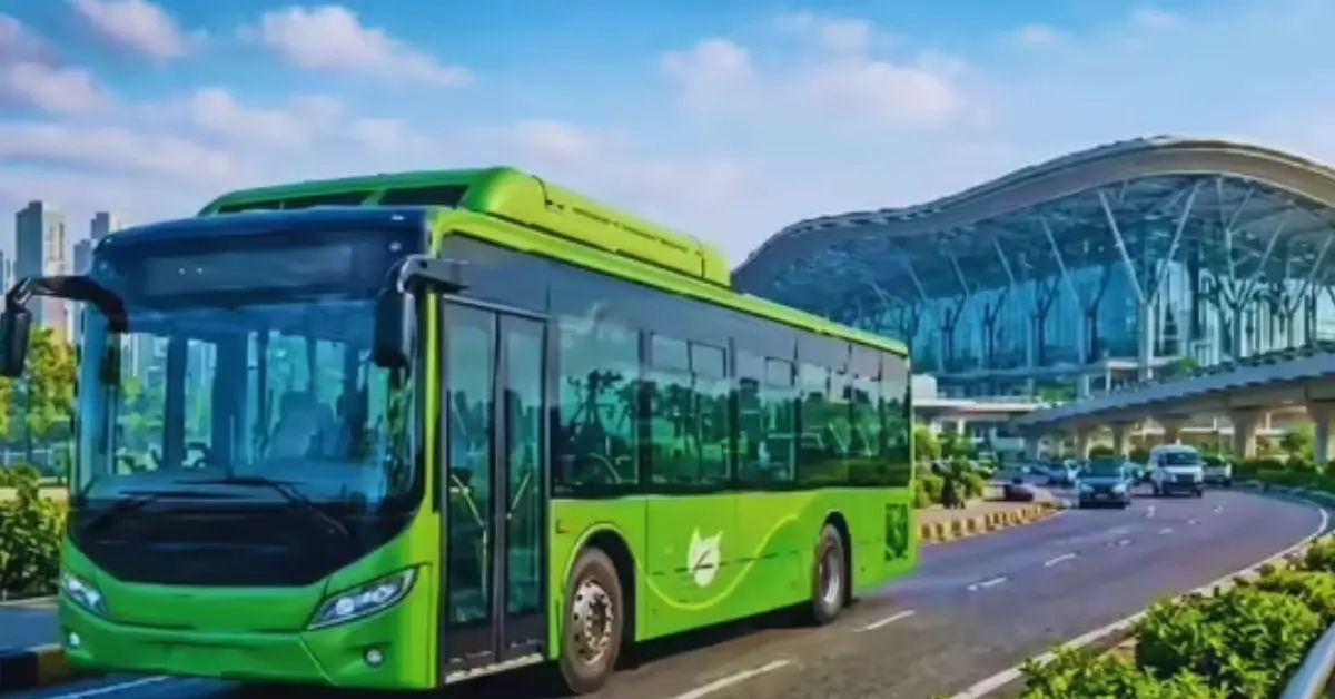 Noida Airport E-Bus Route