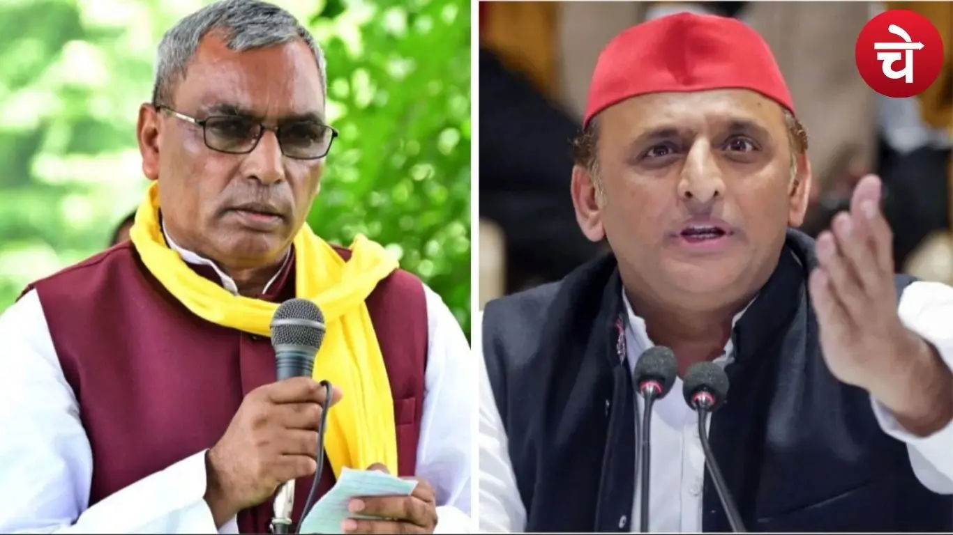OP Rajbhar and Akhilesh Yadav