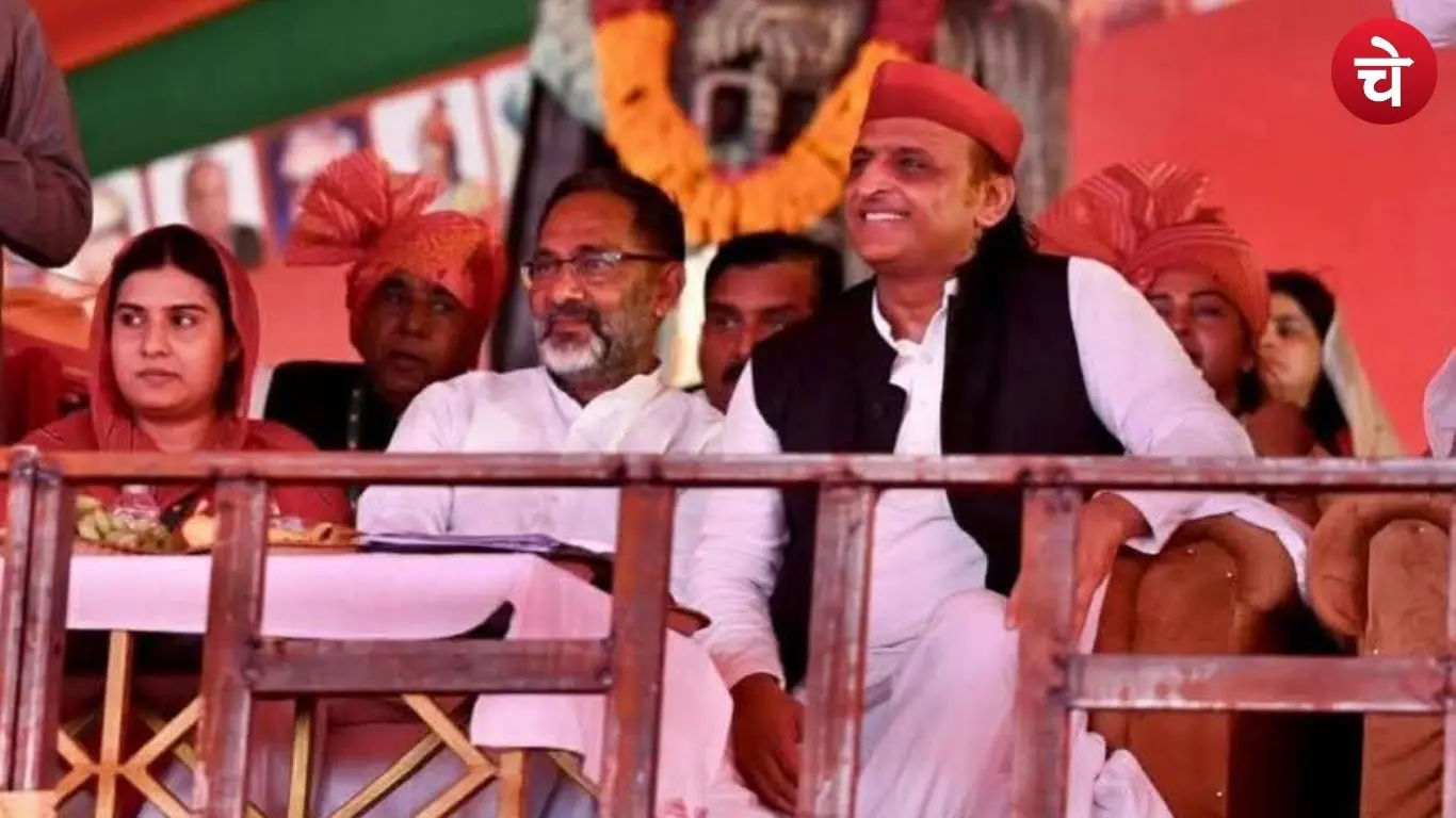 Rajkumar Bhati and SP Chief Akhilesh Yadav
