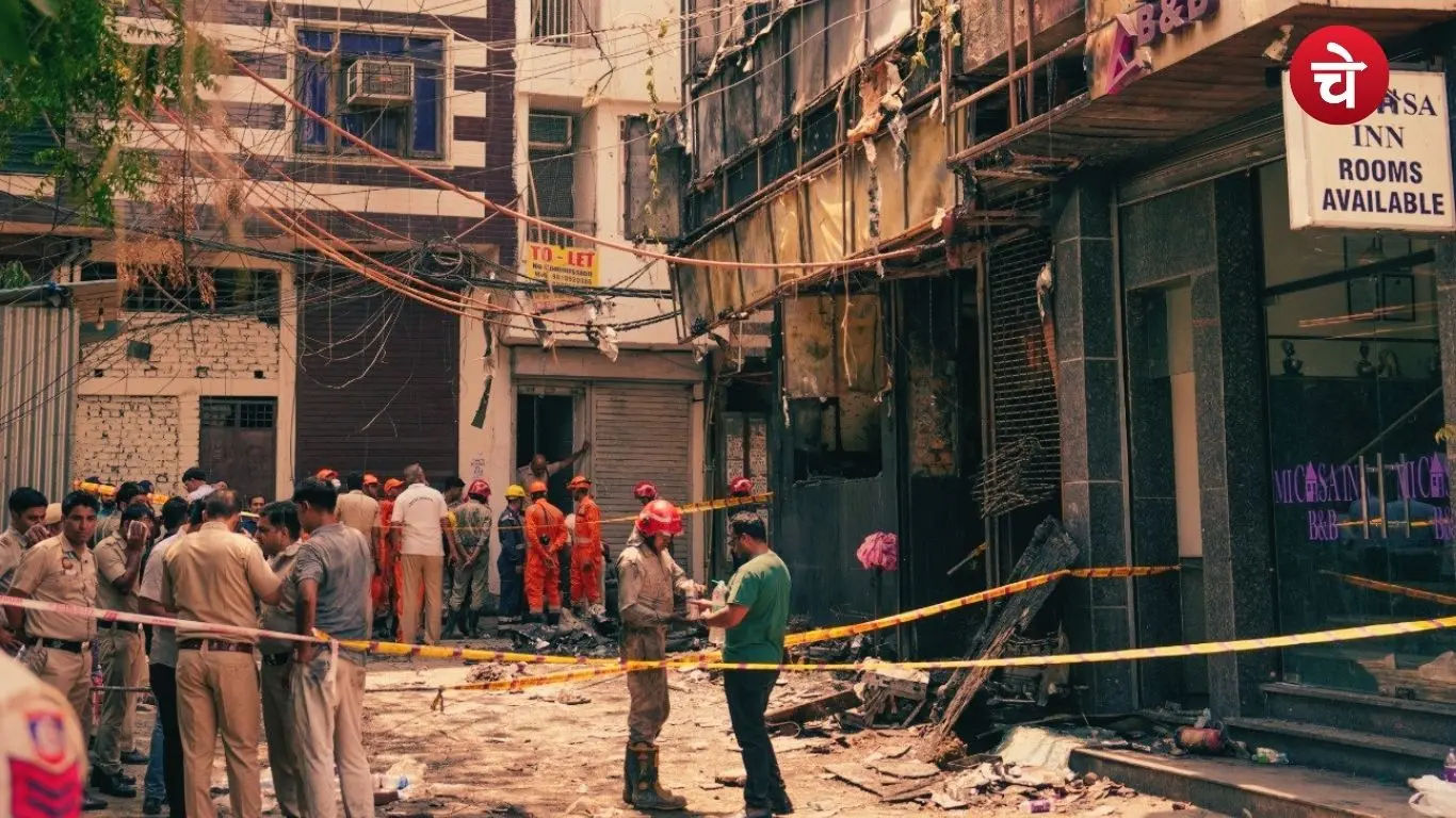 Delhi Hotel Fire