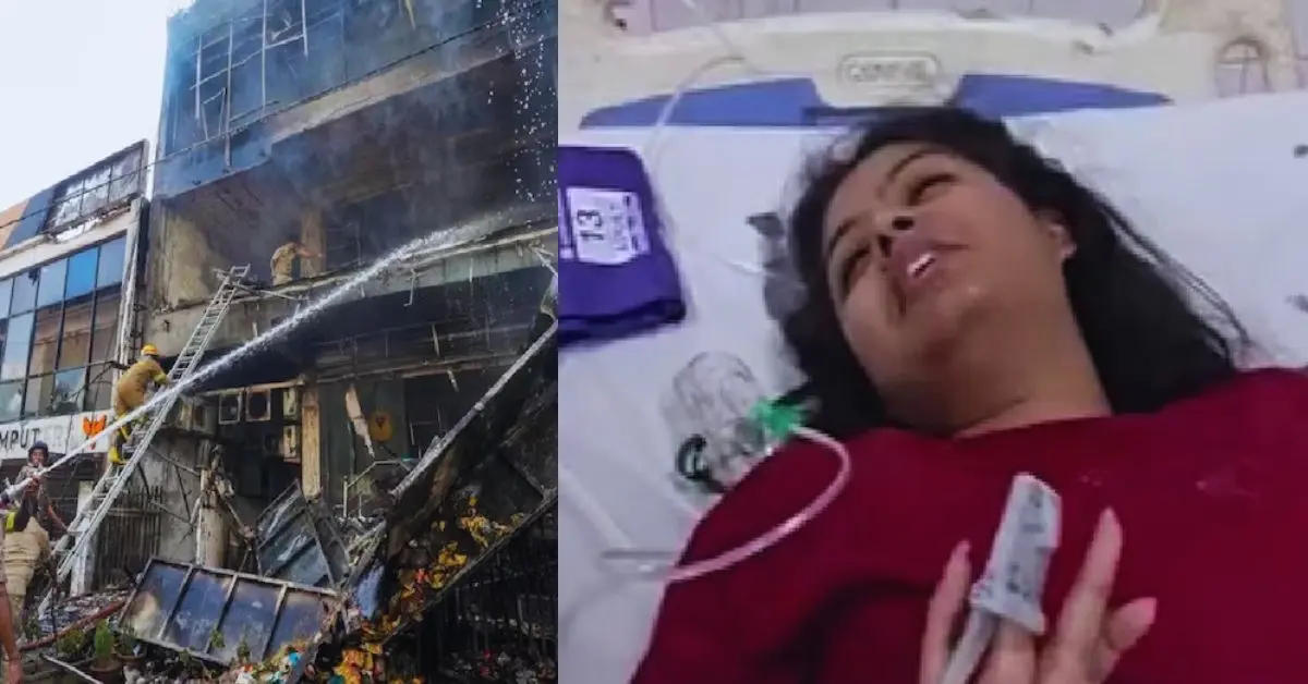 'बचने का कोई रास्ता नहीं था', लखनऊ अग्निकांड में घायल युवती ने क्या बताया?