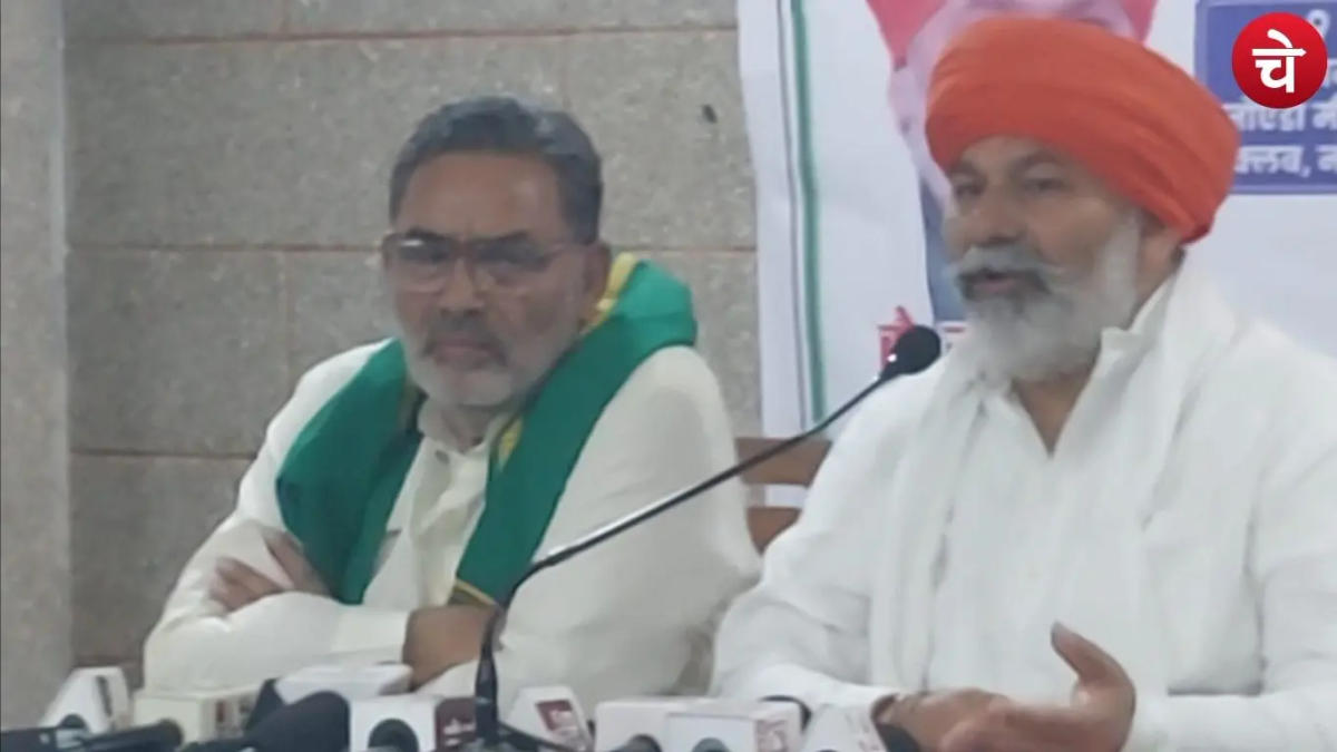 नोएडा में गरजे राकेश टिकैत, किसानों के हित प्रभावित हुए तो होगा आंदोलन